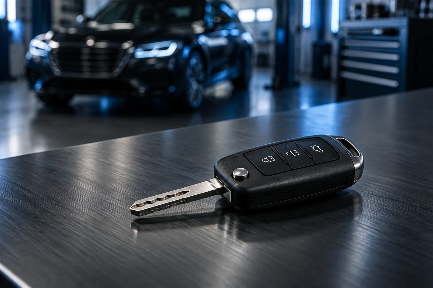 Car key fob and programming tablet, Houston Car Key Locksmith